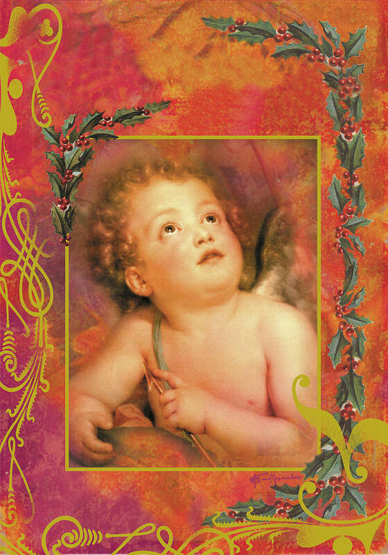Cupid Poster featuring the painting Cach06 by Maria Trad