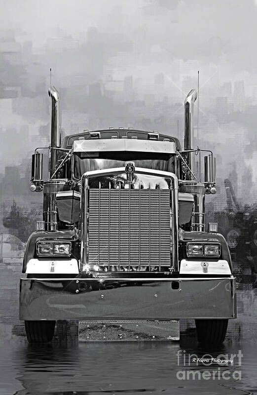 Big Rigs Poster featuring the photograph Catr0000-18 by Randy Harris