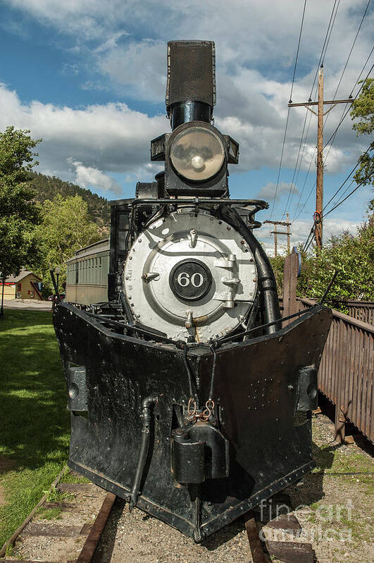 Railroad Poster featuring the photograph Colorado and Southern Loco 60 by Tim Mulina