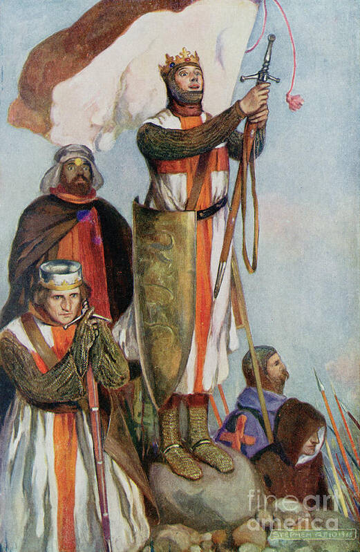 Art Poster featuring the photograph Crusaders Sighting Jerusalem by Bettmann
