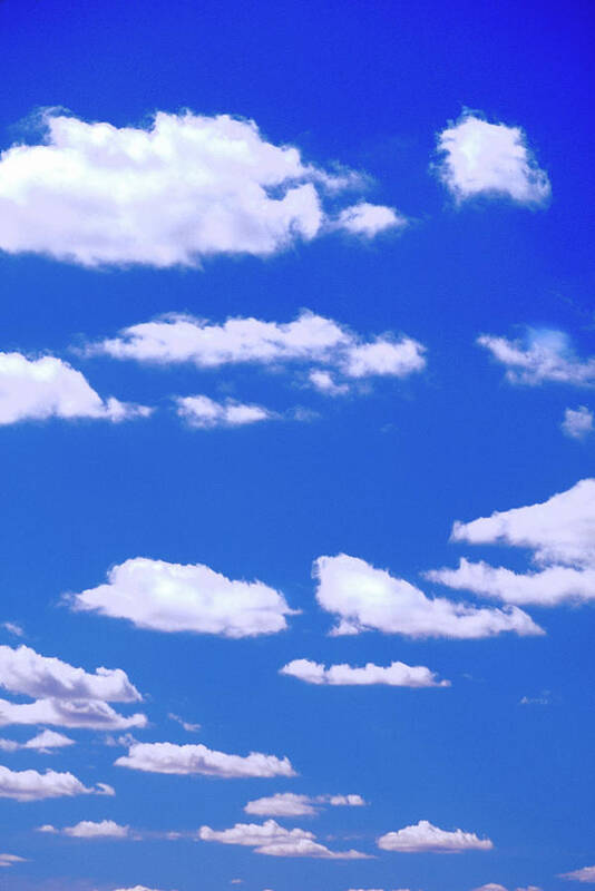 Tranquility Poster featuring the photograph Cumulus Clouds by Steve Satushek