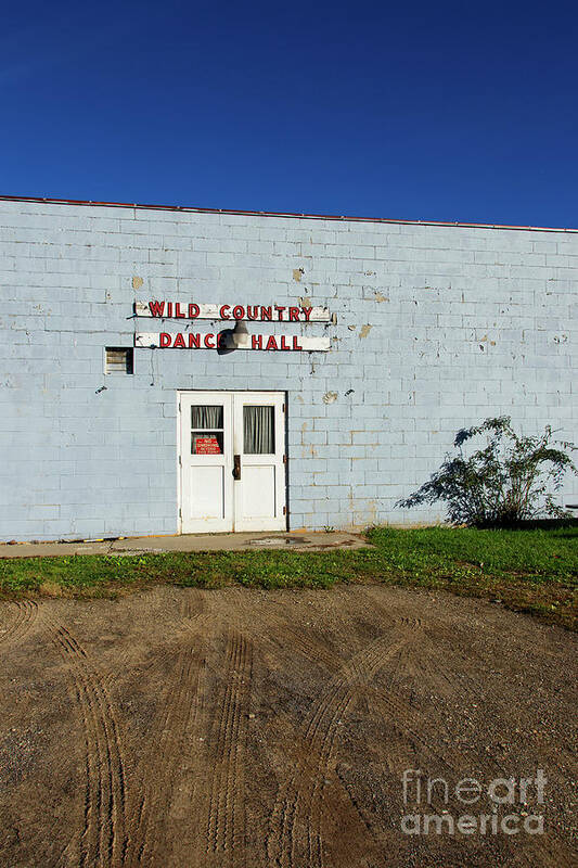 Small Town Poster featuring the photograph Dance Hall by Lenore Locken