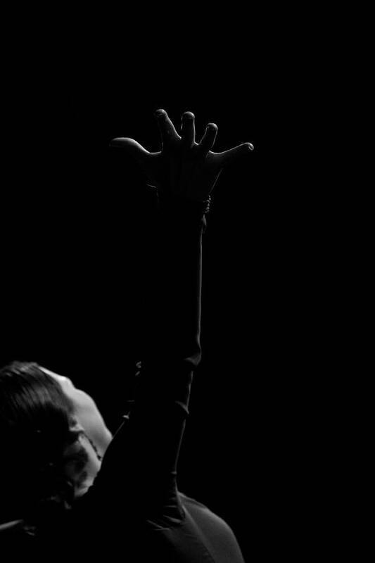 Hand Raised Poster featuring the photograph Dancer by Copyright, Juan Pelegrín.