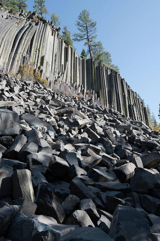 Basalt Poster featuring the photograph Devils Postpile, National Monument by Gerry Reynolds