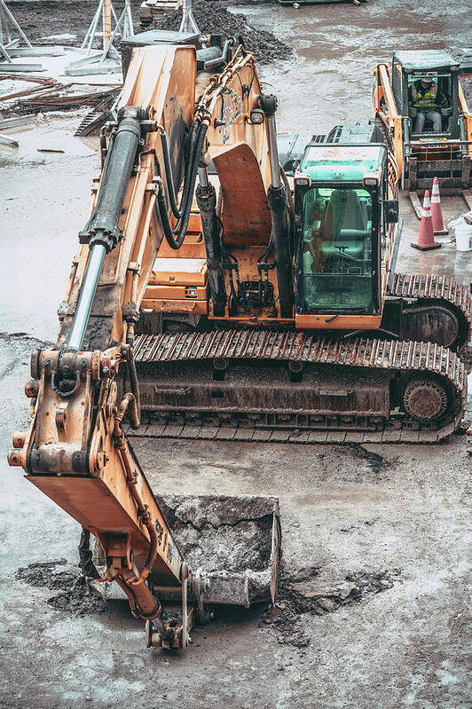 Chicago Poster featuring the photograph Digging by Nisah Cheatham