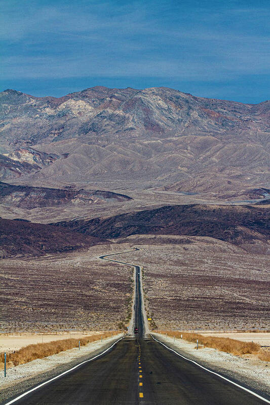 Panamint Poster featuring the photograph Driving Into the Panamints by Al Hann