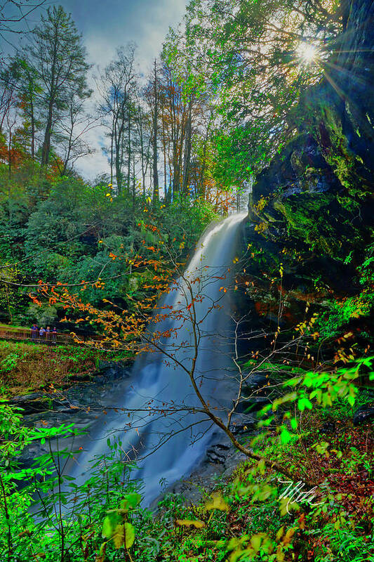 Dry Falls Poster featuring the photograph Dry Falls Side View by Meta Gatschenberger