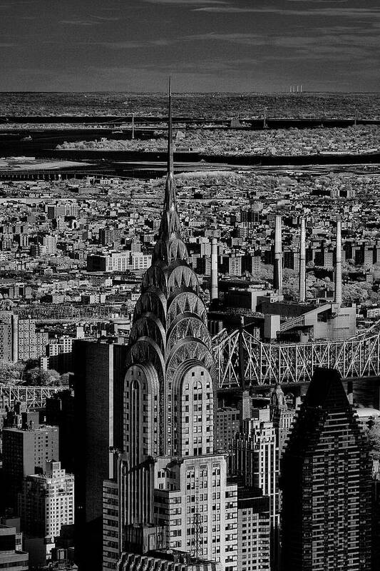 Chrysler Building In Nyc Poster featuring the photograph Four Smokestacks by Geoffrey Ansel Agrons