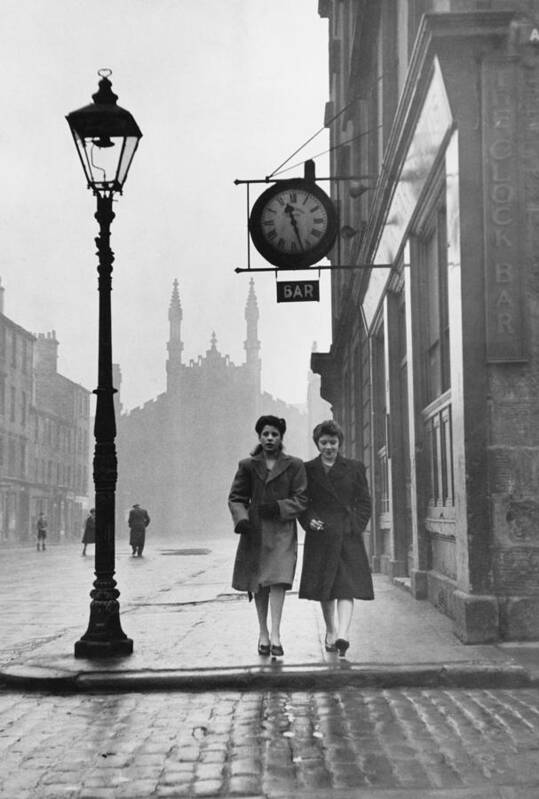 Glasgow Poster featuring the photograph Gorbals Street by Bert Hardy