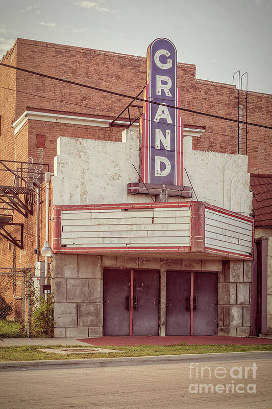 Grand Theatre Poster featuring the photograph Grand Theatre by Imagery by Charly