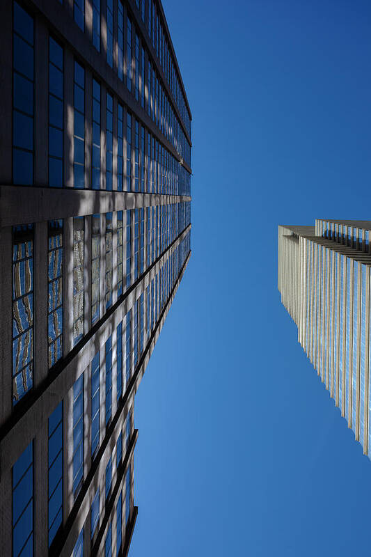 High Rise Architecture Poster featuring the photograph High Rises by Robert Ullmann