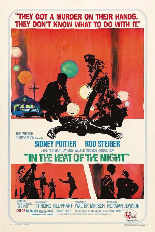 1960s Poster featuring the photograph In The Heat Of The Night -1967-. by Album