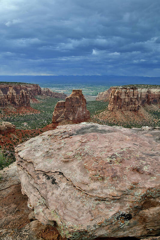 Colorado National Monument Poster featuring the photograph Independence Canyon from Grand View Point by Ray Mathis