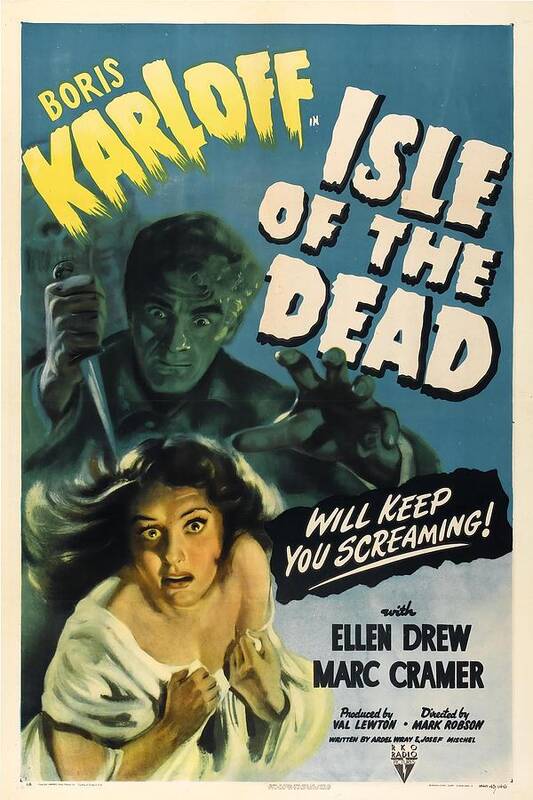 1940s Poster featuring the photograph Isle Of The Dead -1945-. by Album