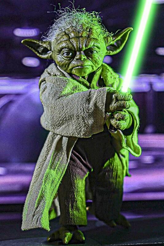 Yoda Poster featuring the photograph Jedi Master Yoda by Jeremy Guerin