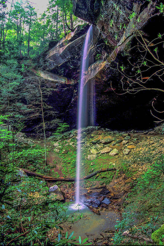 America Poster featuring the photograph Yahoo Falls in the Big South Fork SW199 by James C Richardson