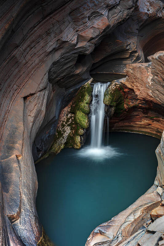 Water Poster featuring the photograph Karijini Pool by Rosie Steggles
