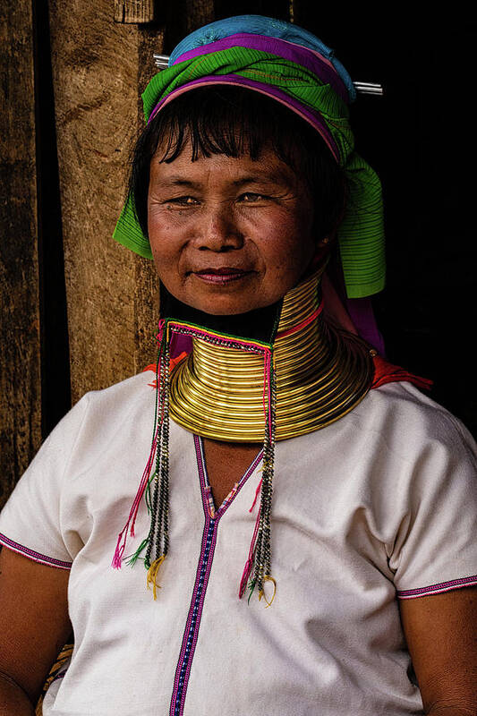 Long Neck Poster featuring the photograph Kayan Woman by Chris Lord