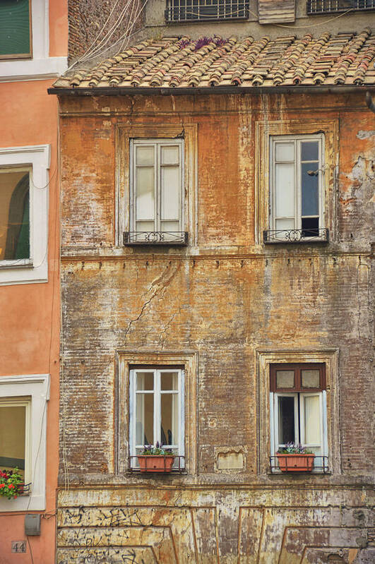 Architecture Poster featuring the photograph Living Trastevere by JAMART Photography