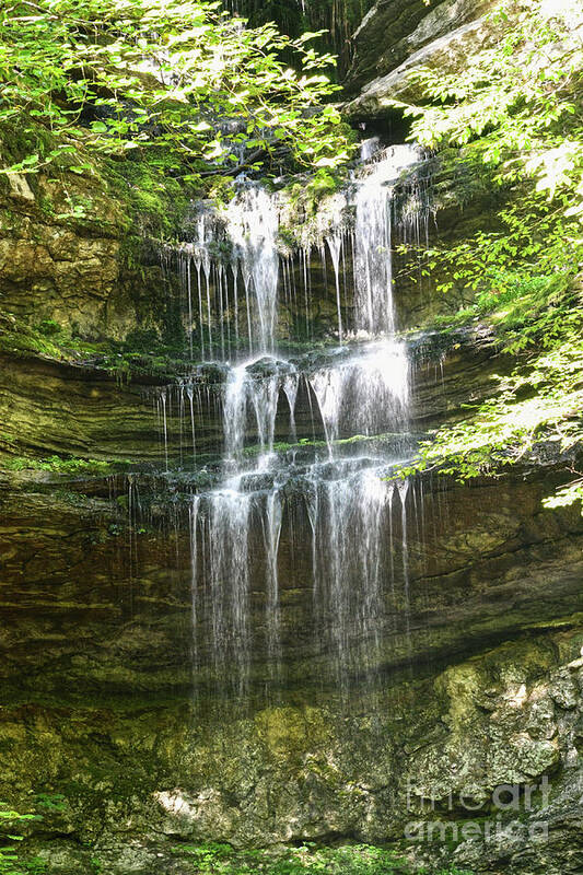 Lost Creek Falls Poster featuring the photograph Lost Creek Falls 5 by Phil Perkins