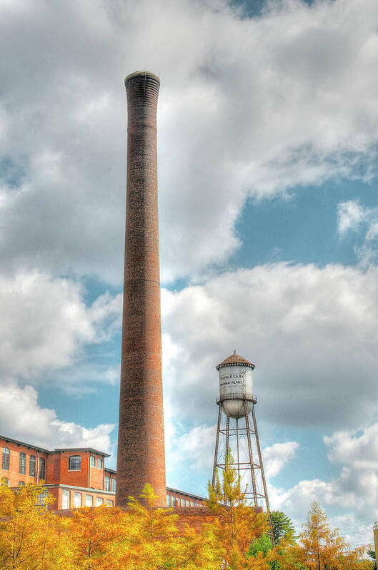 Greenville Poster featuring the photograph Monaghan Mill by Blaine Owens