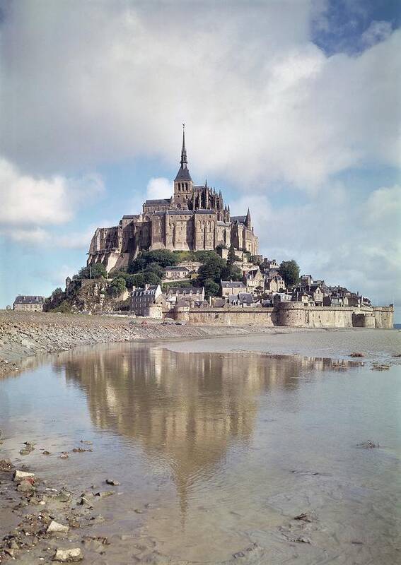 Mont Saint Michel Poster featuring the photograph Mont Saint-michel by French School
