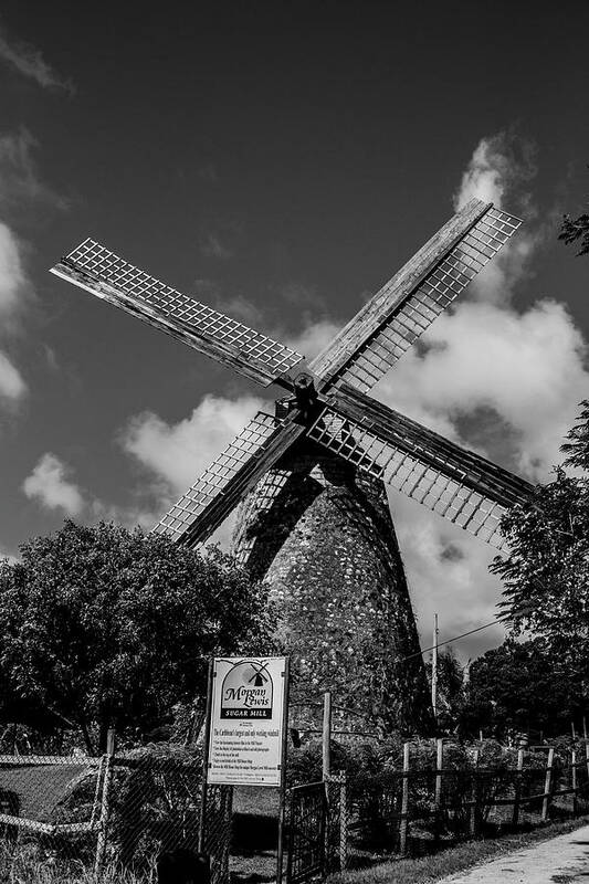 Windmill Poster featuring the photograph Morgan Lewis Mill 2 by Stuart Manning