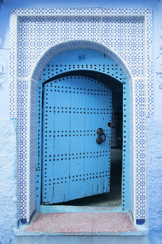 Chefchaouen Poster featuring the photograph Number 8 by Jessica Levant