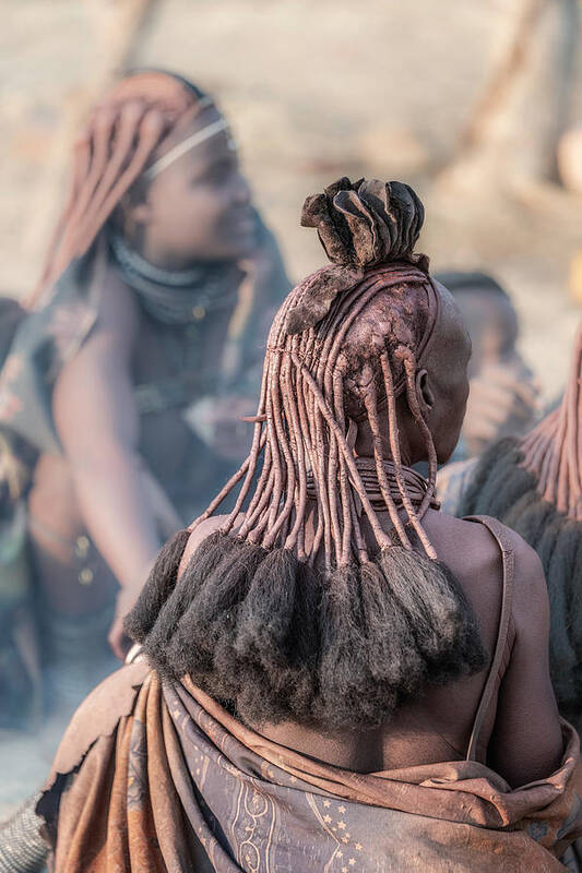 Ovahimba Poster featuring the photograph Ovahimba Adornment by Trevor Cole