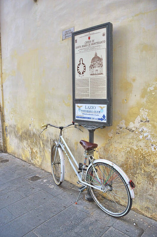Affissione Poster featuring the photograph Pedal Thru Rome by JAMART Photography