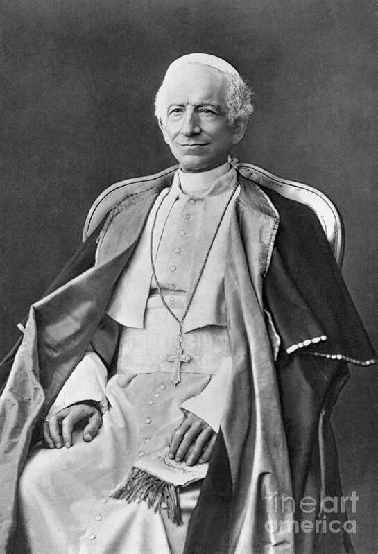 People Poster featuring the photograph Pope Leo Xiii by Bettmann