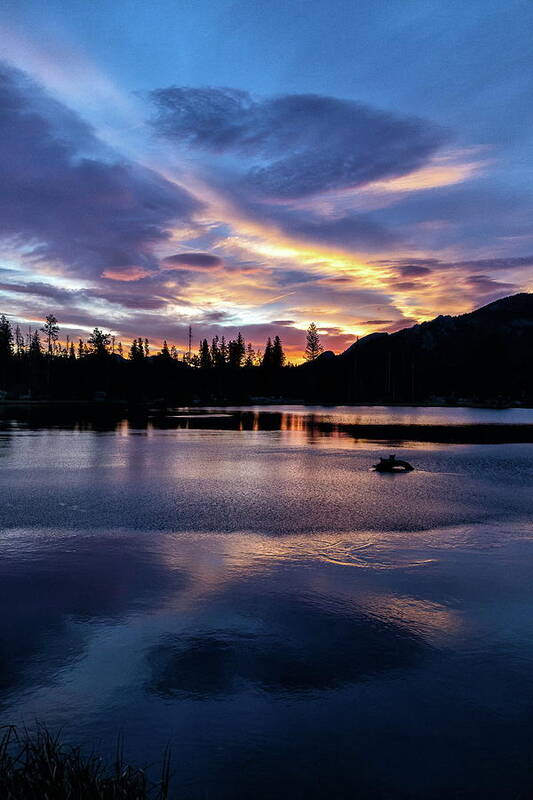 Sunrise Poster featuring the photograph Portrait of a Rocky Mountain Sunrise by Tony Hake