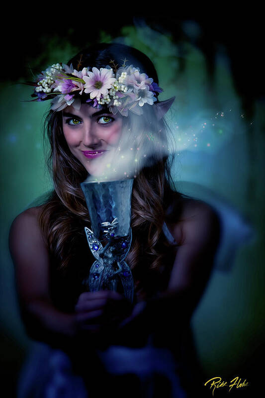Fairy Poster featuring the photograph Profrerred Potion by Rikk Flohr
