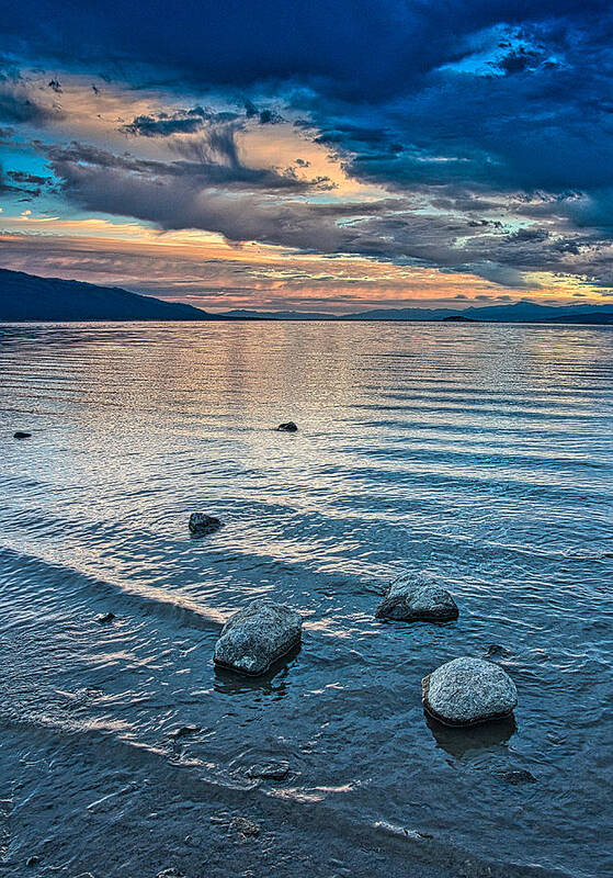 Lake Poster featuring the photograph Rocky Lake Vista by Tom Gresham