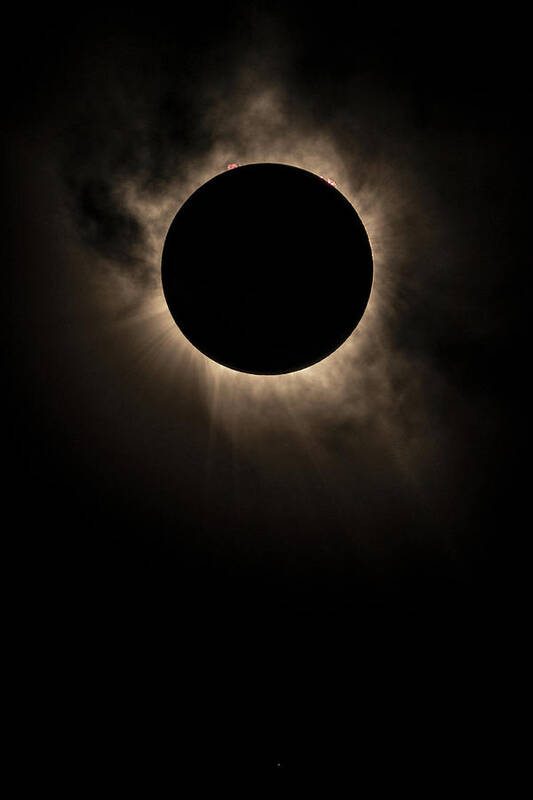 Solar Eclipse Poster featuring the photograph Solar Eclipse of 2017 by Randy Lemoine