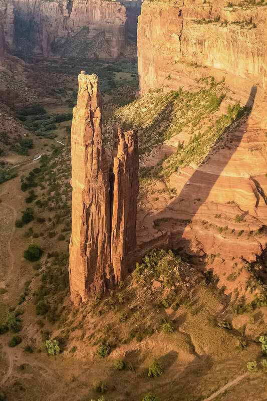 Spider Rock Poster featuring the photograph Spider Rock by Joe Kopp