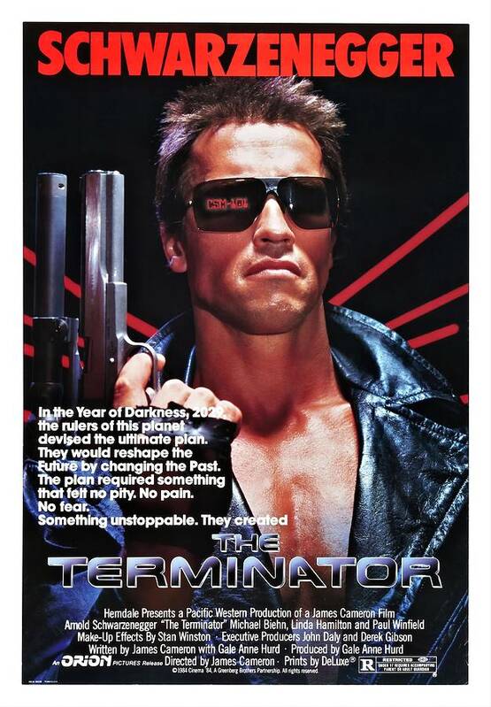 1980s Poster featuring the photograph The Terminator -1984-. by Album