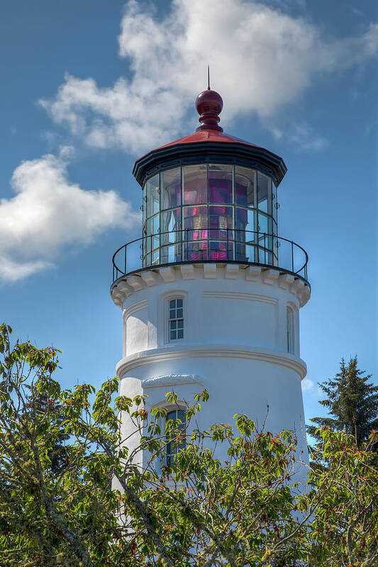 Umpqua River Poster featuring the photograph Umpqua River Light 01034 by Kristina Rinell