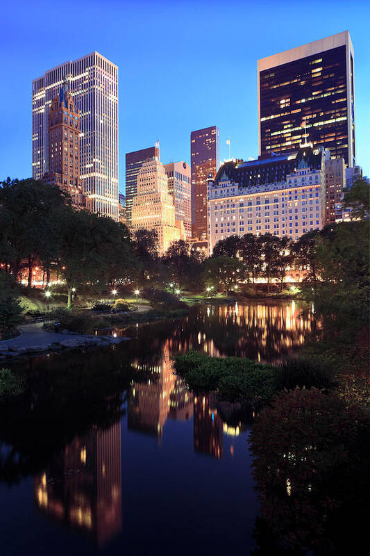 Central Park Poster featuring the photograph Upper East Side Manhattan From Central by Espiegle