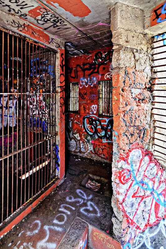 Upstairs Bedrooms Poster featuring the photograph Upstairs Bedrooms -- Abandoned Zoo in Griffith Park, Los Angeles, California by Darin Volpe