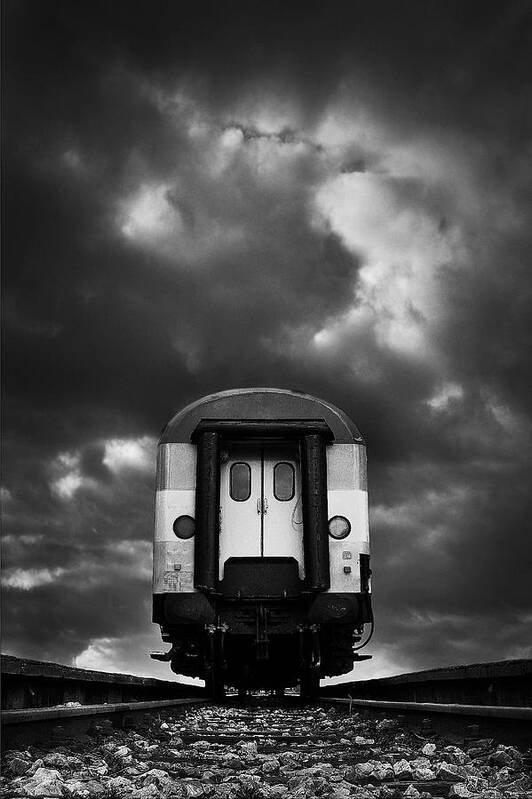 Train Poster featuring the photograph Wagon by Mladjan Pajkic - Limbonic