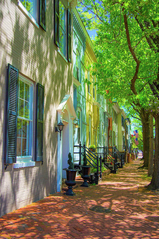 2016 Poster featuring the photograph Walking on Duke Street by Lora J Wilson