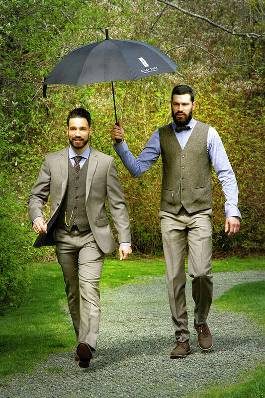 Men Poster featuring the photograph Walking the Groom by Daniel Martin