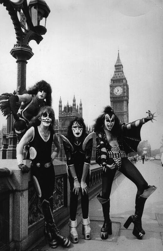 Rock And Roll Poster featuring the photograph Westminster Kiss by Peter Cade