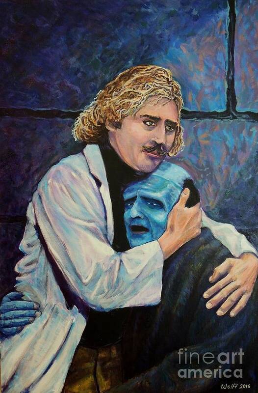 Movie Poster featuring the painting Young Frankenstein by Paul Wolff