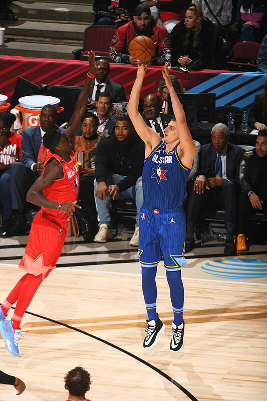 Nikola Jokic Poster featuring the photograph 69th NBA All-Star Game #1 by Garrett Ellwood