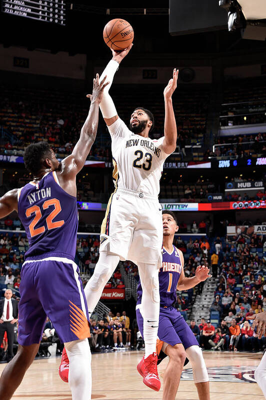 Anthony Davis Poster featuring the photograph Anthony Davis #1 by Bill Baptist