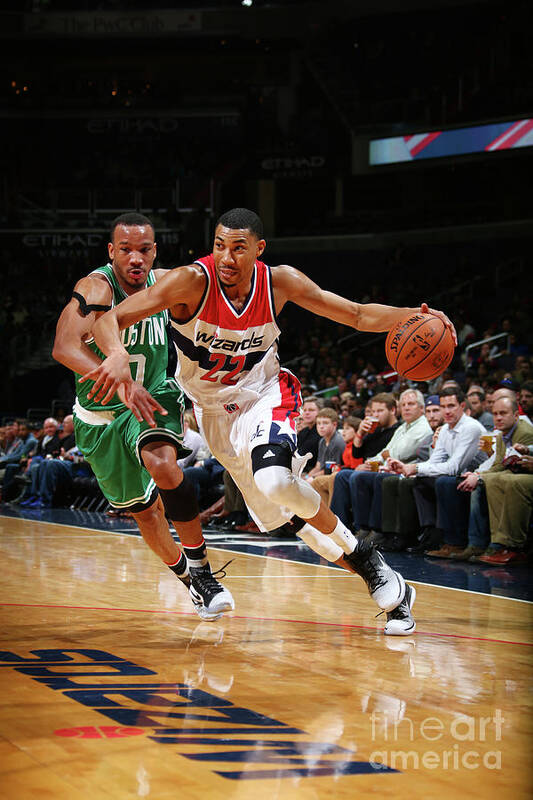 Otto Porter Jr Poster featuring the photograph Avery Bradley #1 by Ned Dishman