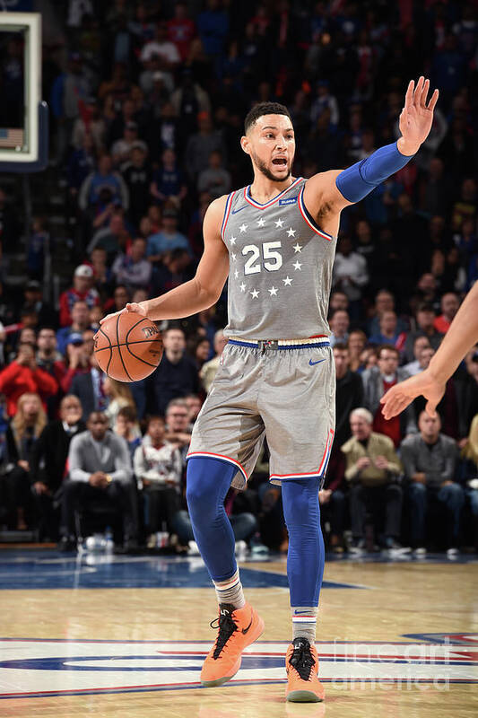 Ben Simmons Poster featuring the photograph Ben Simmons #1 by David Dow