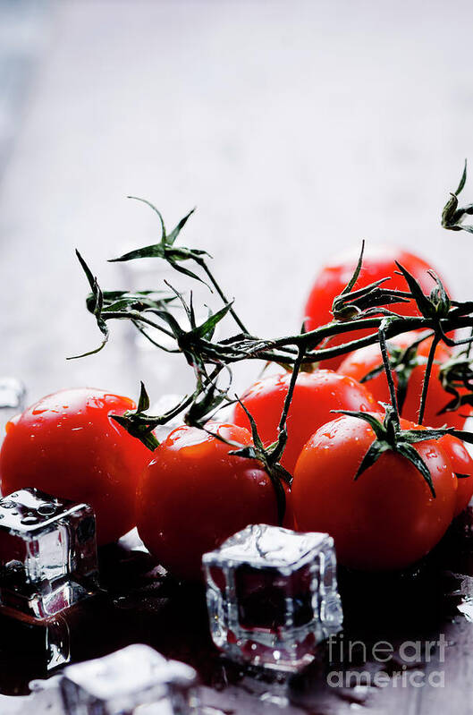 Cherry Poster featuring the photograph Cherry Tomatoes #1 by Jelena Jovanovic